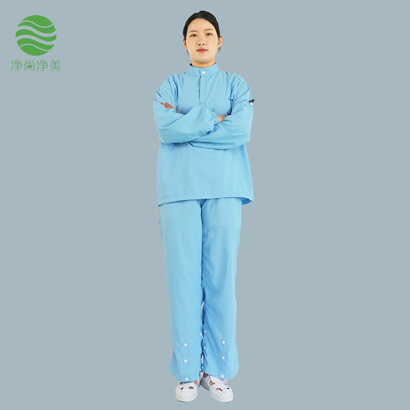 潔凈內衣外衣 耐高溫無菌分體 帶暗扣款套頭式 潔凈內衣外衣 耐高溫無菌分體 帶暗扣款套頭式
